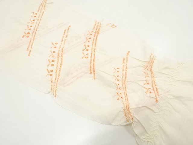 JAPANESE KIMONO / OBIAGE FOR SUMMER / SILK / SHIBORI
